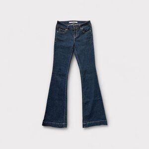 S&P by Standards & Practices Jeans Womens 5 Blue Flare Stretch Denim L37 Long